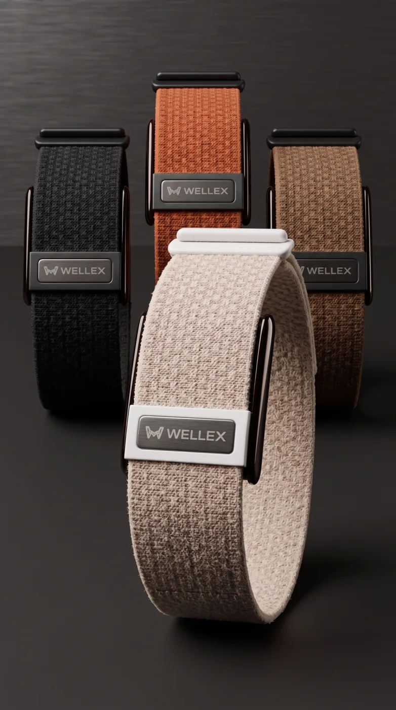 Four bands in the range, upright