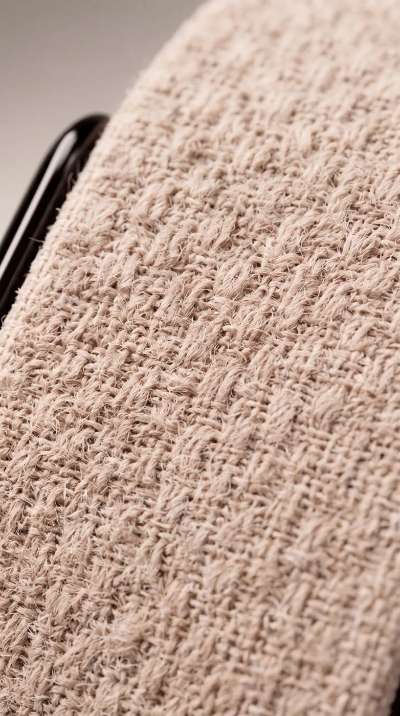A close view of the woven strap, nothing else in the frame